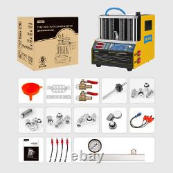 AUTOOL Fuel Injector Tester 4-Cyliner Ultrasonic Cleaner Machine Car Motorcyle