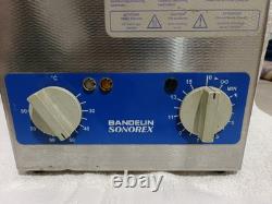 Bandelin Sonorex Digitec RK100H Heated Ultrasonic Cleaner 220V