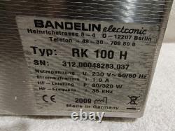 Bandelin Sonorex Digitec RK100H Heated Ultrasonic Cleaner 220V