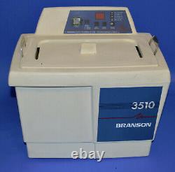 Branson 3510 Bransonic 3510R-DTH Ultrasonic Cleaner 1.5 Gal Heated With Basket