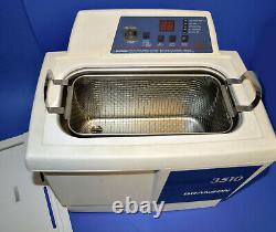Branson 3510 Bransonic 3510R-DTH Ultrasonic Cleaner 1.5 Gal Heated With Basket
