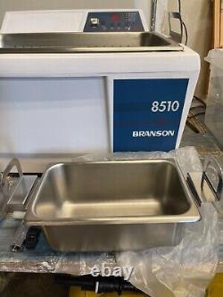 Branson 8510R-DTH Ultrasonic Cleaner/Stainless Steel parts / glass beakers /Etc