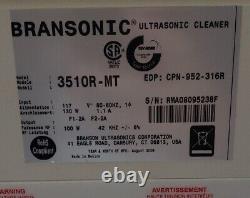 Branson Bransonic 3510R-MT Ultrasonic Cleaner 1.5 Gal Heated With Warranty