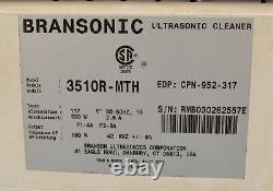 Branson Bransonic 3510R-MTH 1.5gal Heated Ultrasonic Cleaner 3510 Missing Lid