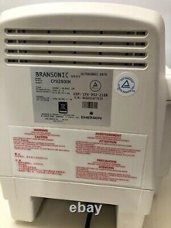 Branson CPX2800H Powerful Ultrasonic Cleaner 0.75G Tank Tested Digi Heating Exce
