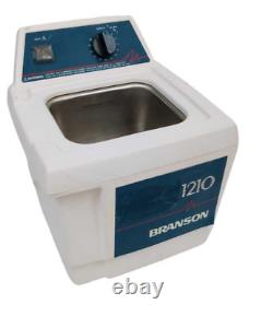 Branson Ultrasonic 1210 1210R-MTH Bransonic Heated Ultrasonic Cleaner 0.5 gal