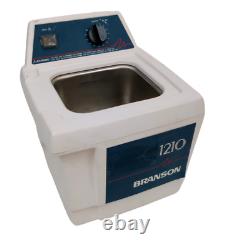 Branson Ultrasonic 1210 1210R-MTH Bransonic Heated Ultrasonic Cleaner 0.5 gal