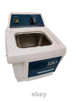 Branson Ultrasonic 1210 1210R-MTH Bransonic Heated Ultrasonic Cleaner 0.5 gal