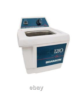 Branson Ultrasonic 1210 1210R-MTH Bransonic Heated Ultrasonic Cleaner 0.5 gal