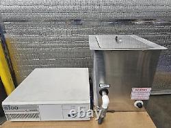 Branson Ultrasonic Cleaner 25 kHz Wash System with Heated SS Tank & Basket 5 Gal
