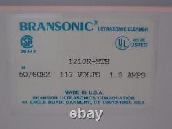 Bransonic 1210 Branson Heating Water Bath Ultrasonic Cleaner 1210R-MTH