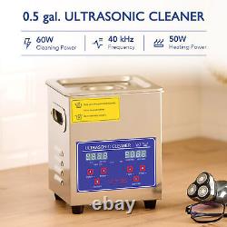 CREWORKS 2L Ultrasonic Cleaner Cleaning Equipment Industry Heated With Heater