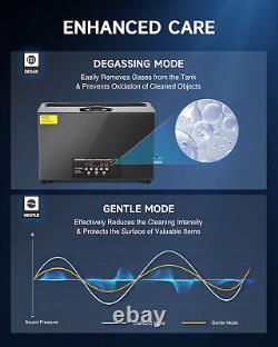 CREWORKS 30L Digital Sonic Cleaning Equipment with Timer Heater and Dual Mode