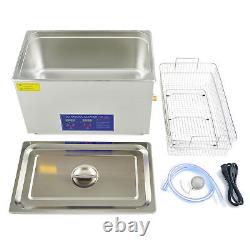 CREWORKS 30L Ultrasonic Cleaner Industry Heated withTimer Jewelry Ring Glasses