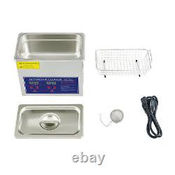 CREWORKS 3L Ultrasonic Cleaner Cleaning Equipment Liter Industry Heated With Timer