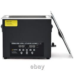 CREWORKS 6L Titanium Steel Ultrasonic Cleaner Industry Heated with Digital Timer