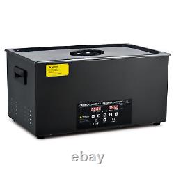 CREWORKS Ultrasonic Cleaner Titanium Steel 22L Industry Heated Heater With Timer