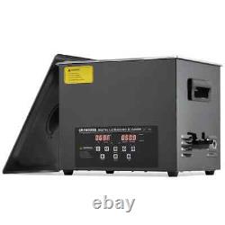 CREWORKS Ultrasonic Cleaning Machine with Heater, Timer, and Dual Mode 10L