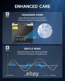 CREWORKS Ultrasonic Cleaning Machine with Heater, Timer, and Dual Mode 10L
