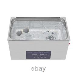 Cleaning Equipment Liter Heated With Timer Heater Ultrasonic Cleaner 30L 110V New
