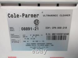 Cole Parmer Ultrasonic Cleaner Heated Bath withTimer Temp Monitor Model 8891-21