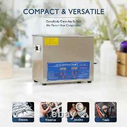 Commercial 30L Ultrasonic Cleaner Stainless Steel Industry Heated Timer + Heater