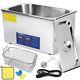 Commercial 30L Ultrasonic Cleaner w Timer Heating Machine Digital Sonic Cleaner