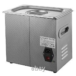 Commercial 6L Ultrasonic Cleaner Industry Heated Heater withTimer Jewelry Glasses