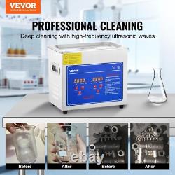 Compact Ultrasonic Cleaning Machine with 3L Capacity for Jewelry & Electronics
