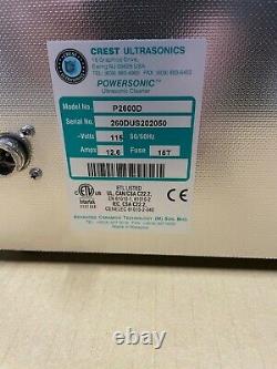 Crest P2600D 7 Gallon Ultrasonic Cleaner Digital Timer/Heat/Power-Control