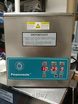 Crest Powersonic P360D-45 Ultrasonic Cleaner with Heat, Timer & Degas 1 Gal Tank