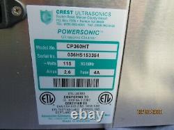 Crest Powersonic Ultrasonic Cleaner 1 Gallon Timer & Heat CP360HT 115V new