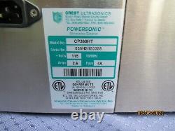 Crest Powersonic Ultrasonic Cleaner 1 Gallon Timer & Heat CP360HT new open box