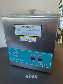 Crest Powersonic Ultrasonic Cleaner 1 Gallon Timer & Heat P360HT-45 115V