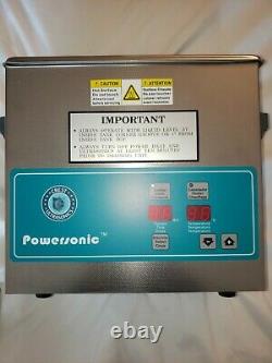 Crest Powersonic Ultrasonic Cleaner 2.8L Digital Timer Heat & Power Control P230