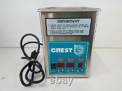 Crest Tru-Sweep Heated Ultrasonic Medical Cleaner with Timer and Degas 175DA
