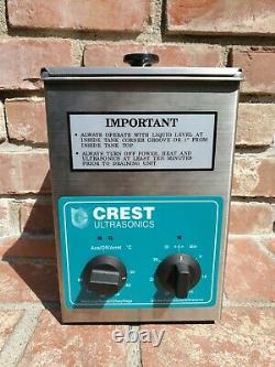 Crest ultrasonic cleaner CP200HT 1/2 Gallon Heat &Timer