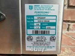 Crest ultrasonic cleaner CP200HT 1/2 Gallon Heat &Timer