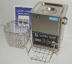 DSA70SE-GL2 3L 3.17QT 270W DUAL 20/40KHz DIGITAL HEATED ULTRASONIC PARTS CLEANER