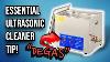 Degas Your Ultrasonic Cleaner Before Using It Don T Miss This Step