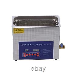 Degassing Ultrasonic Cleaner 6L 2-Frequency 40kHz/28kHz Timing Heating DigiWPD