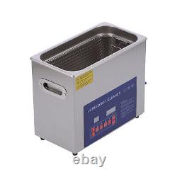 Degassing Ultrasonic Cleaner 6L 2-Frequency 40kHz/28kHz Timing Heating DigiWPD