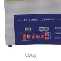 Degassing Ultrasonic Cleaner 6L 2-Frequency 40kHz/28kHz Timing Heating DigiWPD