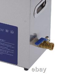 Degassing Ultrasonic Cleaner 6L 2-Frequency 40kHz/28kHz Timing Heating DigiWPD