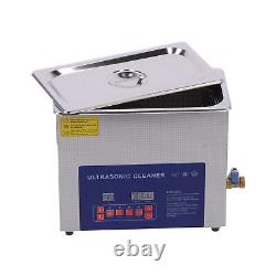 Degassing Ultrasonic Cleaner 6L 2-Frequency 40kHz/28kHz Timing Heating DigiWPD
