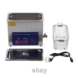 Degassing Ultrasonic Cleaner 6L 2-Frequency 40kHz/28kHz Timing Heating DigiWPD