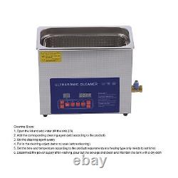 Degassing Ultrasonic Cleaner 6L 2-Frequency 40kHz/28kHz Timing Heating DigiWPD