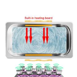 Dental Digital Ultrasonic Cleaner Heating Bath For Metal Hardware Fuel Injector