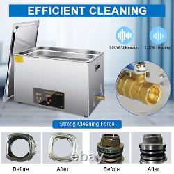 Digital 30L Ultrasonic Cleaner Stainless Steel Timing Heating Cleaning Machine