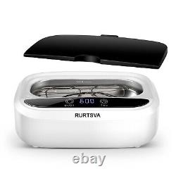 Digital Heated Ultrasonic Cleaner 50kHZ Clean Watches, Ring, Eyeglass Necklaces
